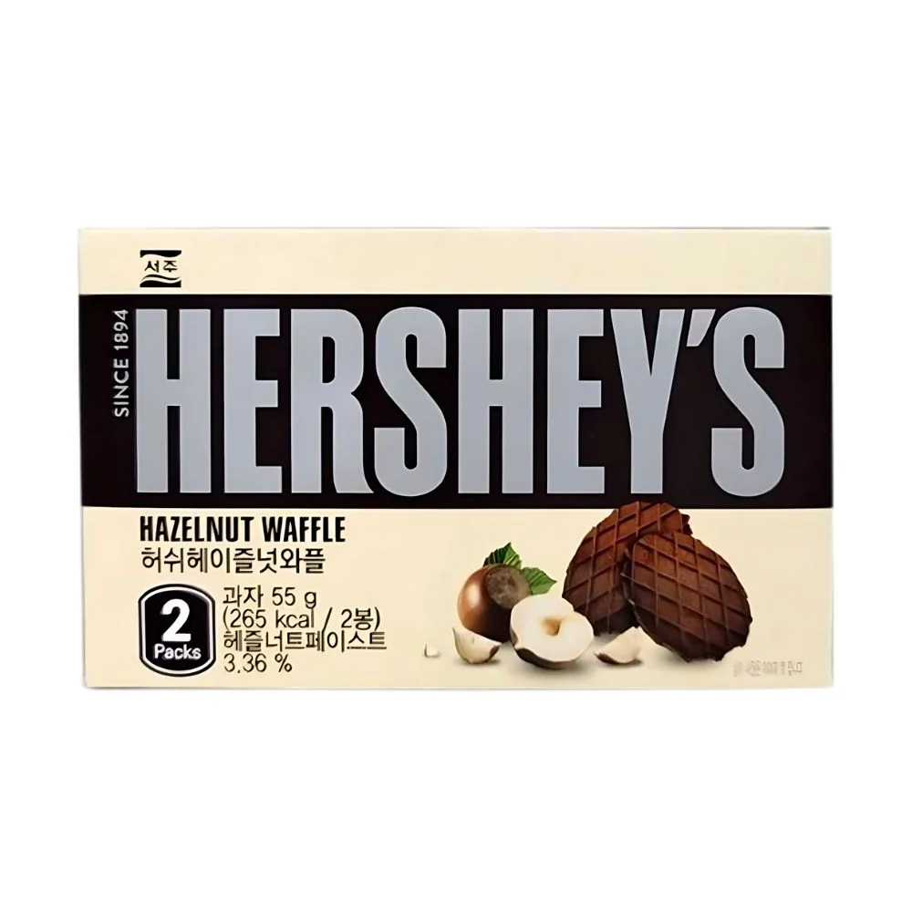 Hershey's Hazelnut Waffle, waffle al gusto di nocciola da 55g