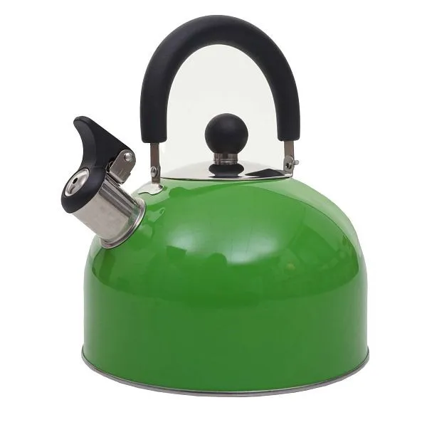 Bollitore con fischio Mendler HWC-J67 bollitore per tè acciaio inossidabile durevole al calore 25 l verde 72812