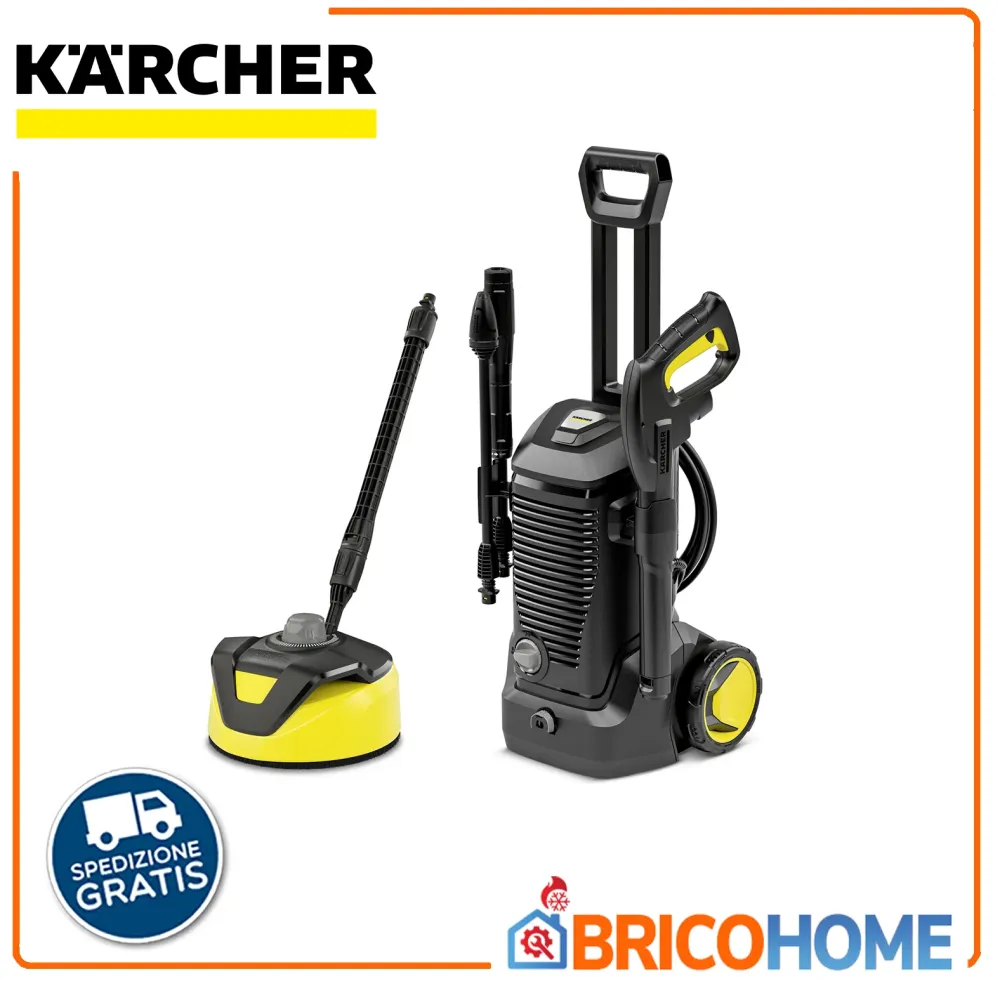 Idropulitrice acqua fredda K6 Nero notte T5 165BAR 21000W con accessori Online Sale