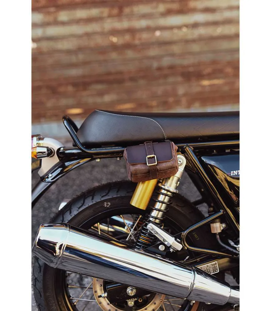 Certificato BPA Free Brown Lock Bag - Cafe Twin x Trip Machine