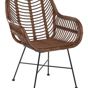 Set da Viaggio Rattan Accent Chair Brown CANORA