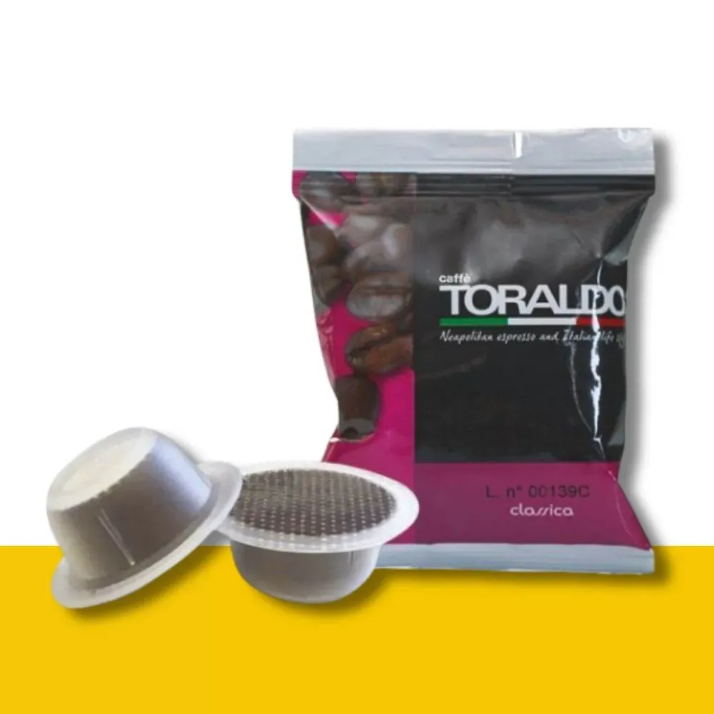 100 Capsule BIaletti Caffè Toraldo Miscela Classica