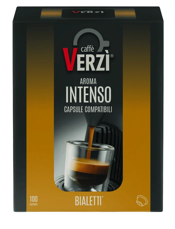 100 Capsule Bialetti Caffè Verzì Aroma Intenso