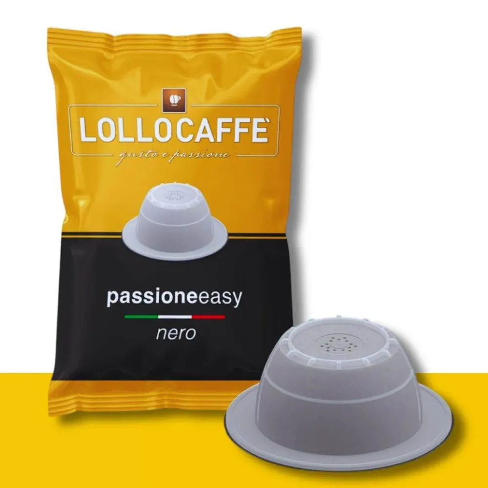 100 Capsule Bialetti Lollo Caffè Miscela Nera