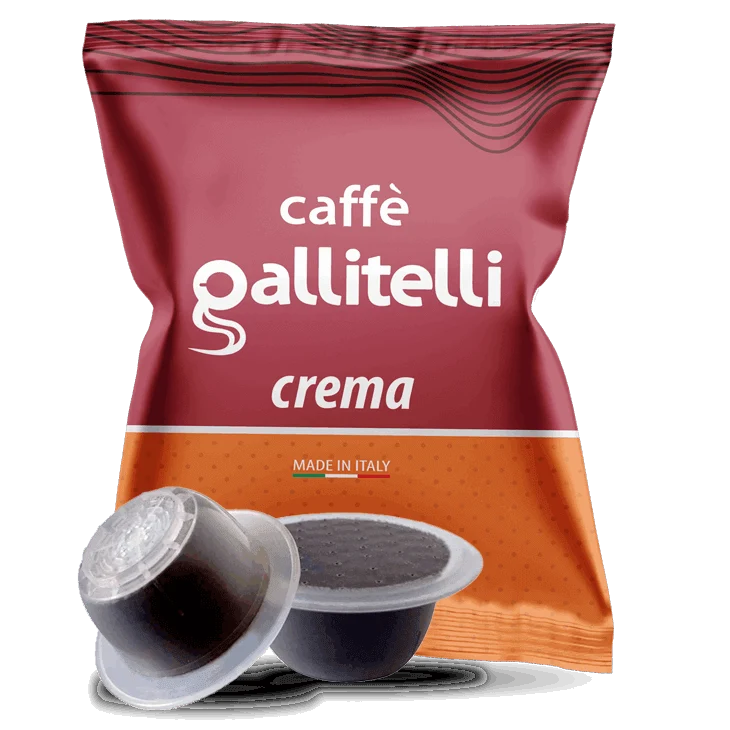 100 Capsule Compatibili Bialetti – Caffè Gallitelli Miscela Crema