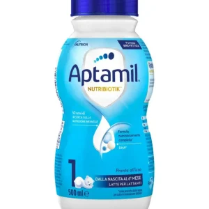 12x APTAMIL NUTRIBIOTIK 1 Latte Liquido Dalla Nascita Al 6° mese compiuto - Confezione da 12 bottiglie - 12 bottiglie di l...
