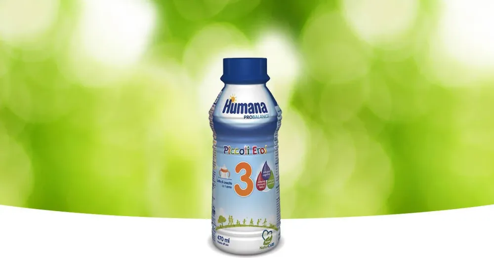 12x Humana Latte Humana 3 Liquido 12x470ml 12 Bottiglie Da 470ml Cad.