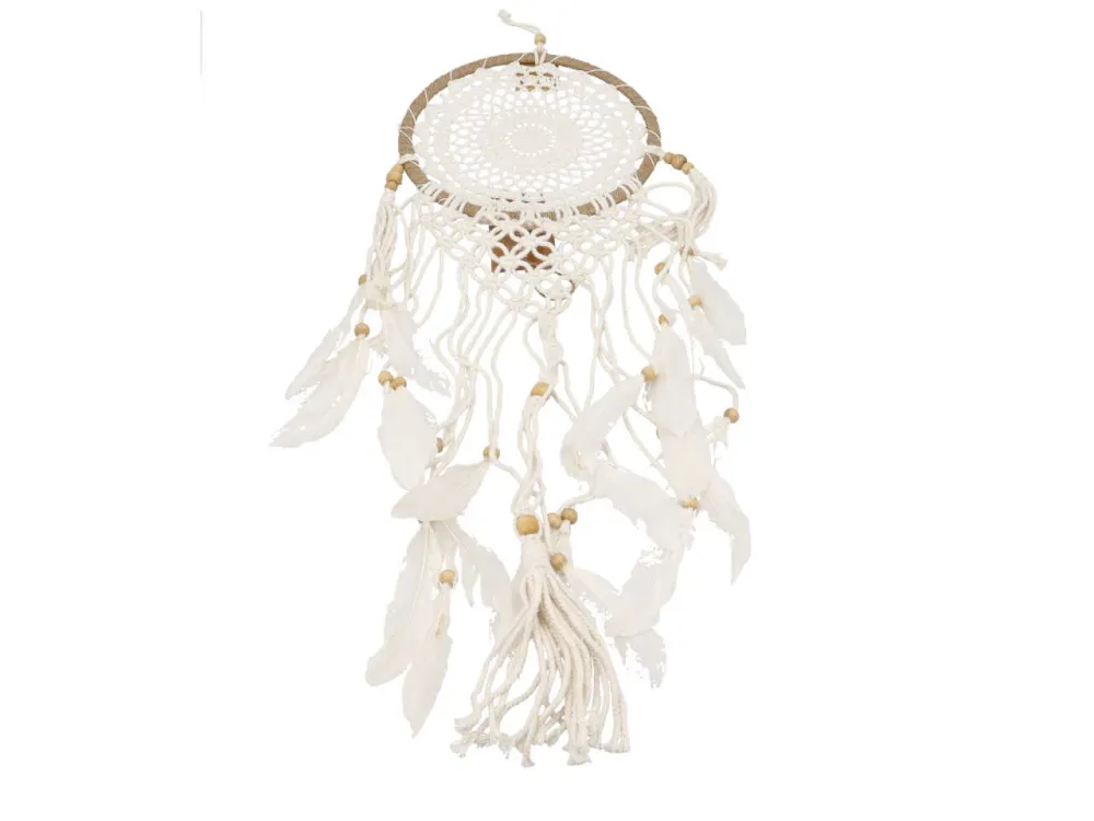 Acchiappasogni macrame con arazzo piccolo 22cm