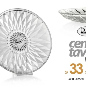 ACH/CENTROTAVOLA VETRO 33CM DP04