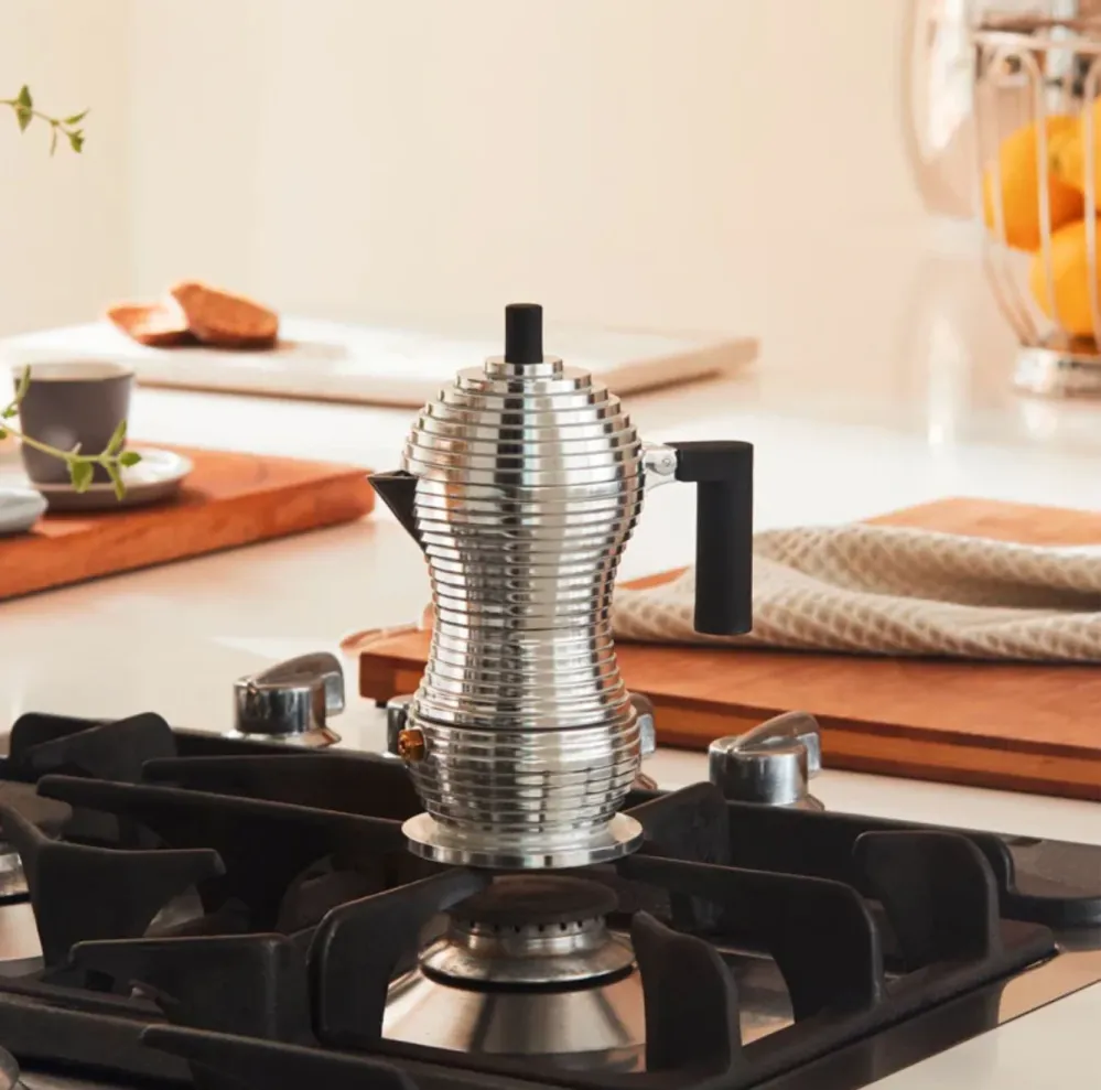 Alessi Caffettiera Pulcina Acciaio 3 Tazze