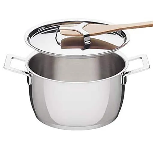 Alessi Casseruola cm 24 + coperchio acciaio induzione Pots & Pans