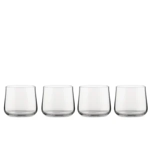 Alessi Set 4 Bicchieri Acqua Eugenia vetro cristallino 39 cl