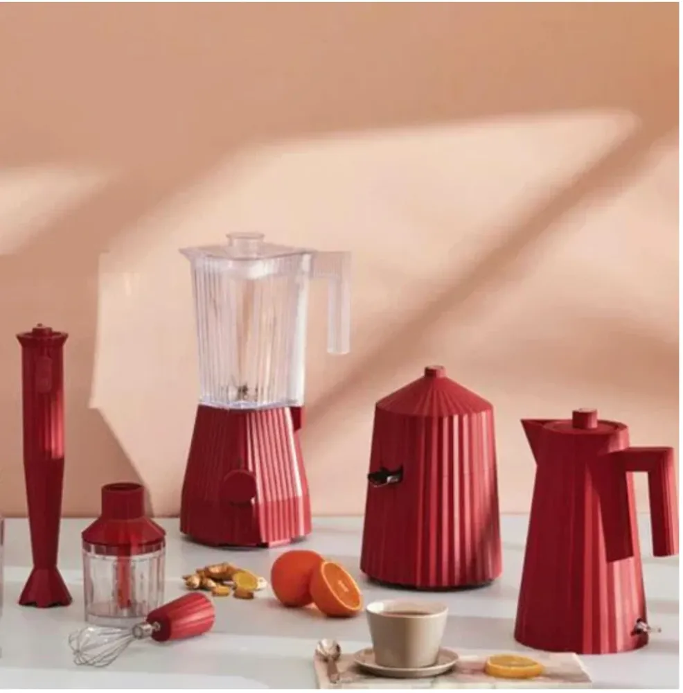 Alessi Tostapane 2 Fette Plissé Rosso