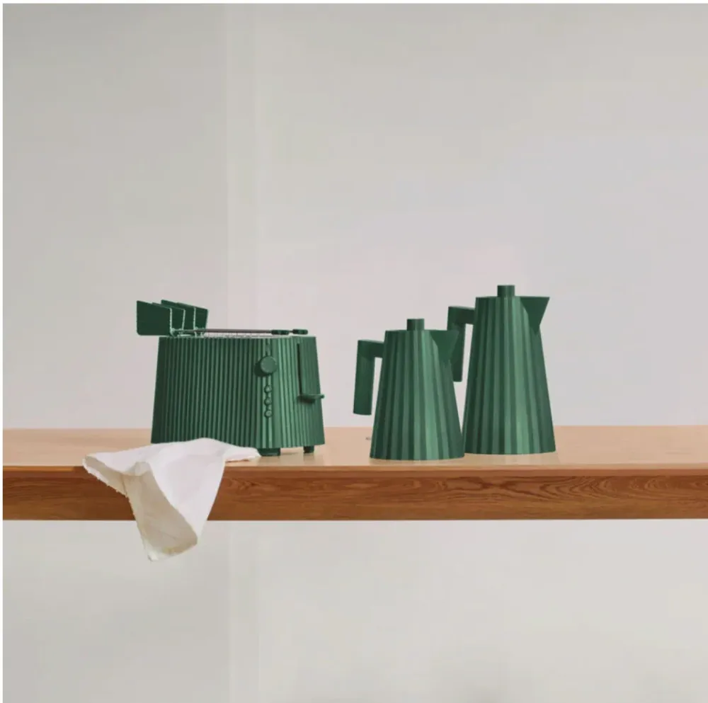 Alessi Tostapane 2 Fette Plissé Verde