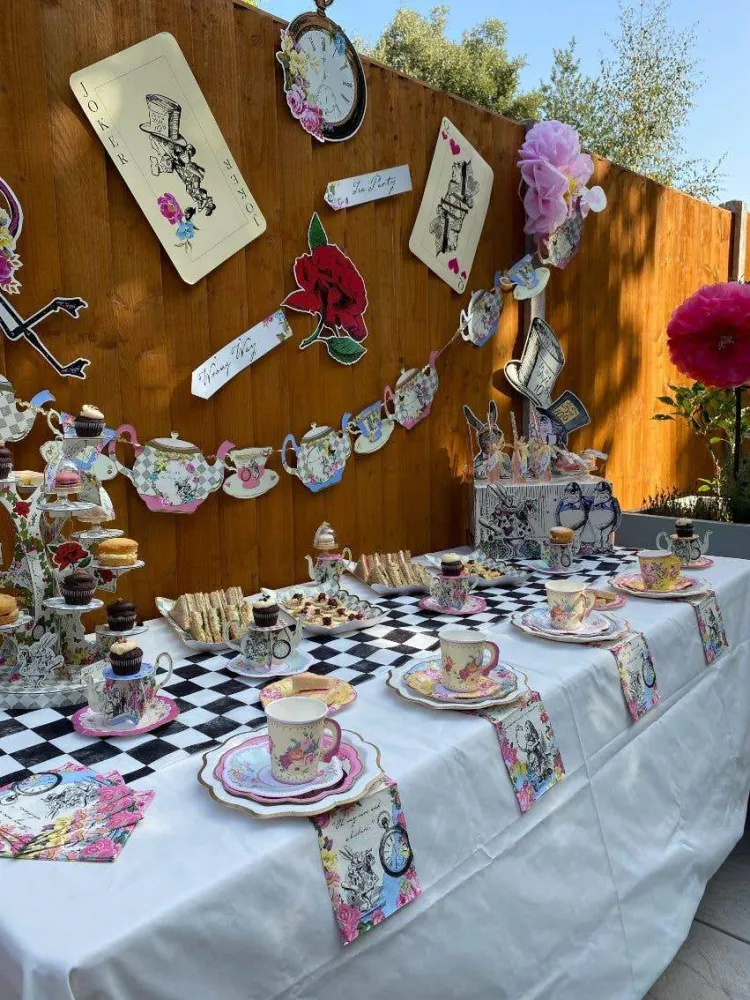 Alice nel Paese delle Meraviglie Tovaglioli da cocktail, confezione da 20 pezzi