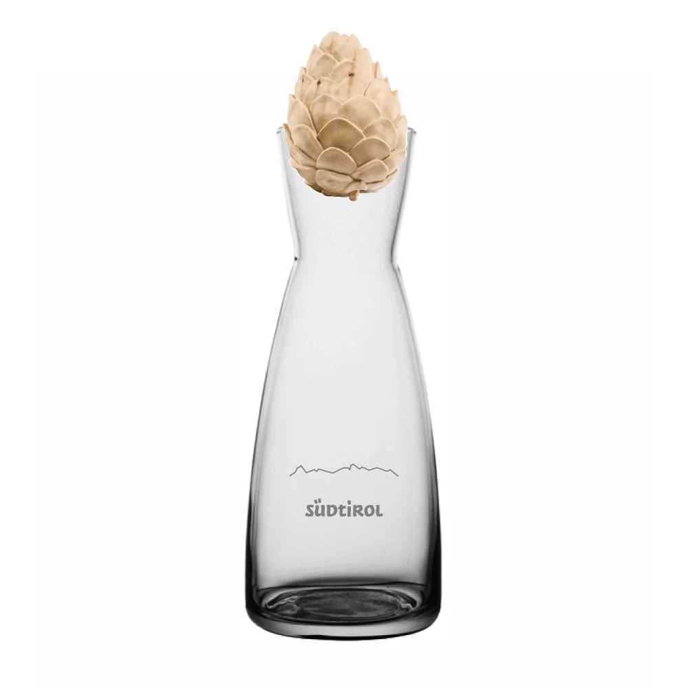 Alpinum "Uans" - set con caraffa + pigne e 2 bicchieri acqua (copia)
