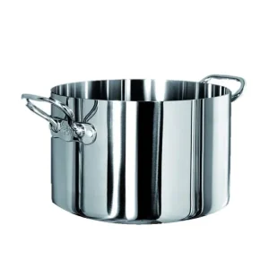 Aluinox Casseruola Alta 1907 Cm.24 H.16 Lt.7,2 2 Maniglie