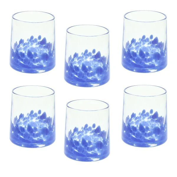 Andrea Fontebasso 1760 Tognana | Set 6 Bicchieri Blu Venezia