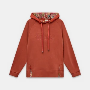 Anekke felpa donna con cappuccio e dettagli decorativi stile casual moderno