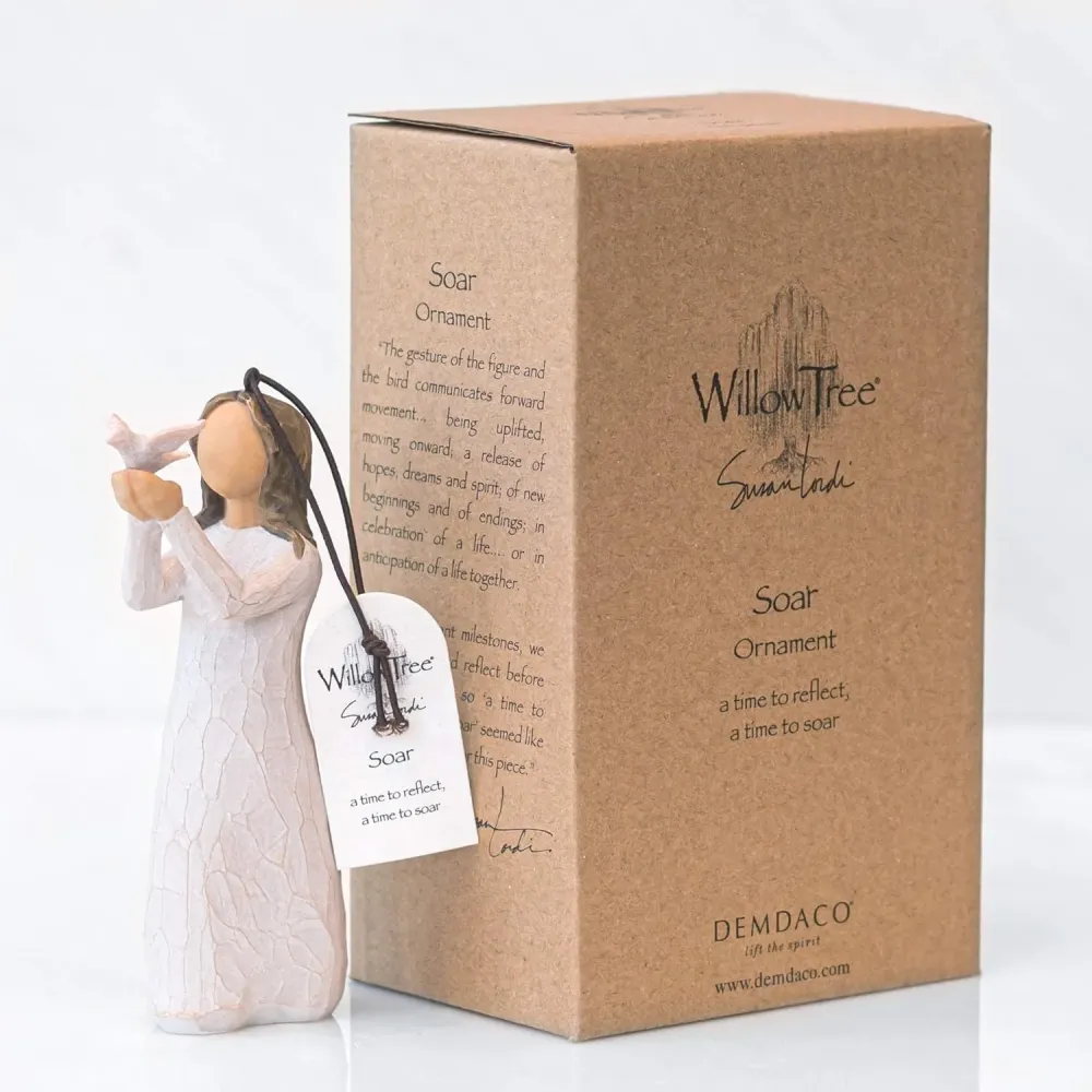 Angelo "Volare" Statuina da Appendere Willow Tree