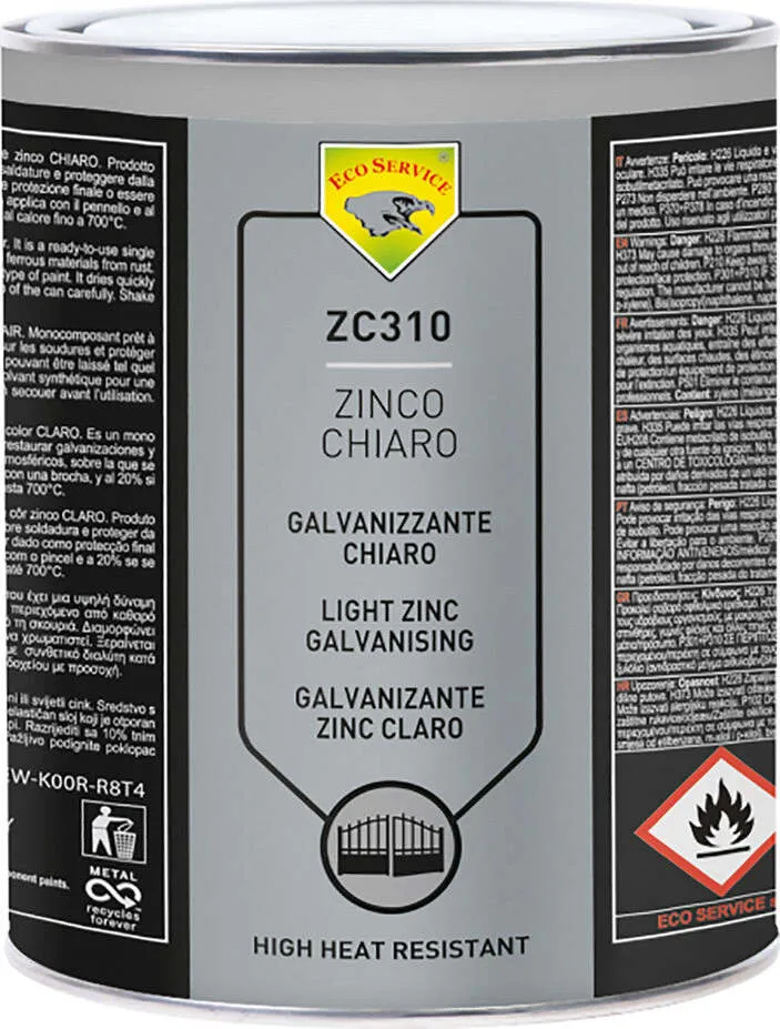 ANTIRUGGINE PROTETTIVA 'ZINCO CHIARO' kg. 4 - liquido Ecoservice