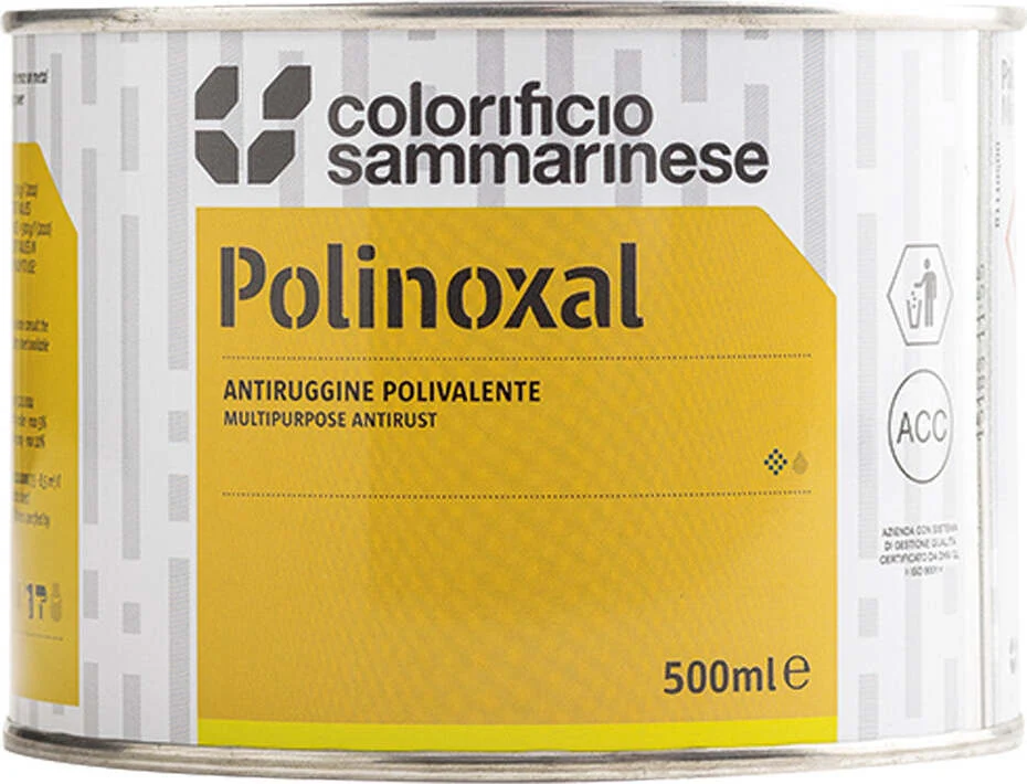 ANTIRUGGINE SINTETICA 'FINA' Kg. 5 Grigia Colorificio Sammarinese