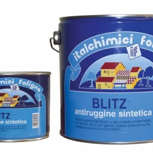 Antiruggine Sintetico Blitz- - Ml.500 Rosso - 3 Pezzi