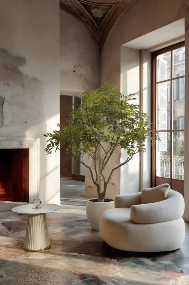 Aralia Vogue con vaso