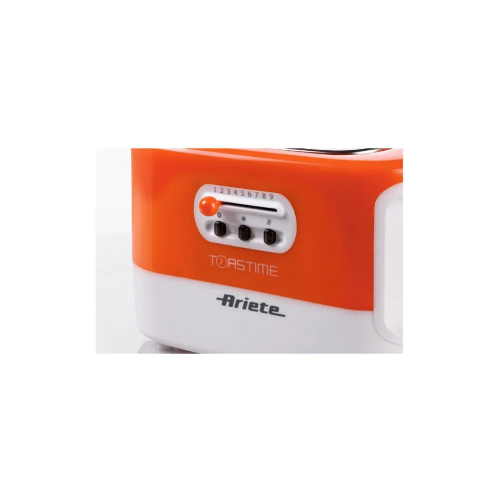 Ariete Tostapane Con Pinze Doppia Fessura, Toastime Mod.159/00 Arancione