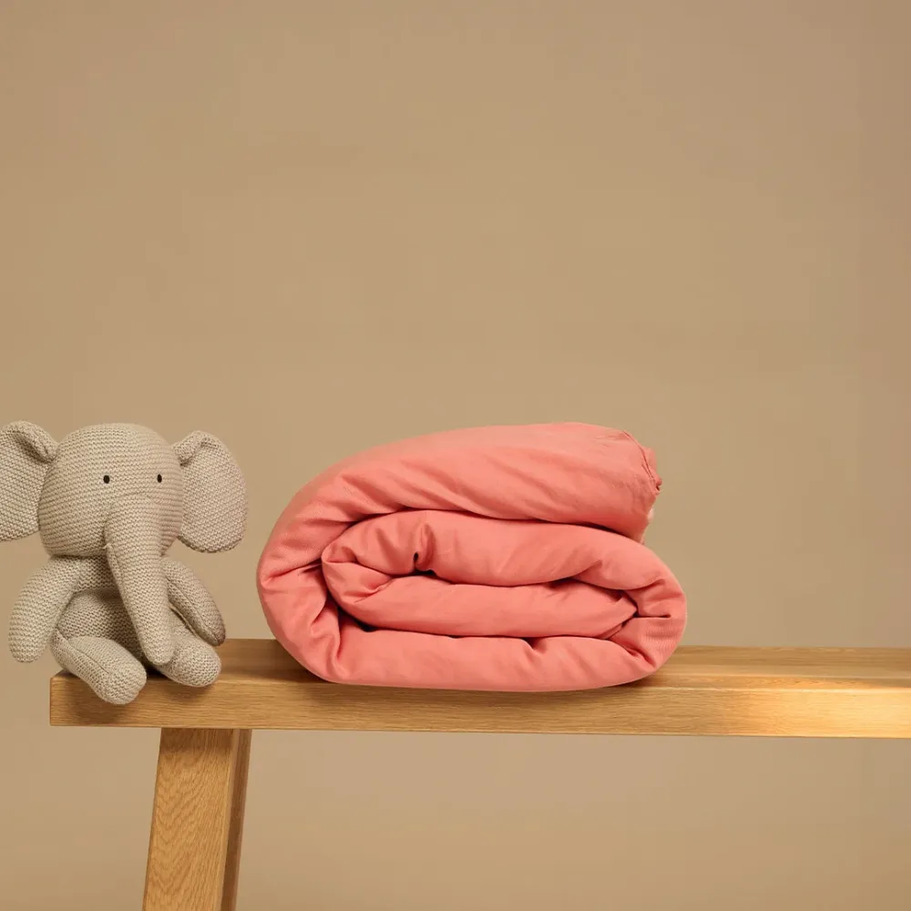 Bambini - Copripiumino twill TENCEL™ Blush