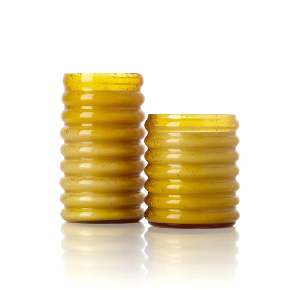 Il Barattolo Portacandele Golden Hive - Miele - Alto