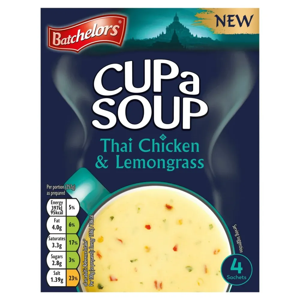 Batchelors Thai Pollo e Citronella Cup Zuppa 88g