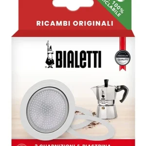 Bialetti Gasket and Filter Plate 3 or 4 cups