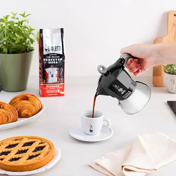 Bialetti - Moka Induction 4 Tazze Nero