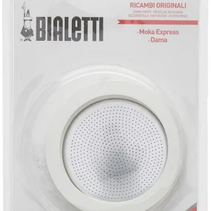 Bialetti ricambi Moka Express - Dama 9 tazze- 1 piastrina + 3 guarnizioni
