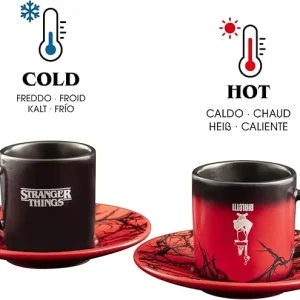 Bialetti - Stranger Things Set 2 Tazzine con Piattino