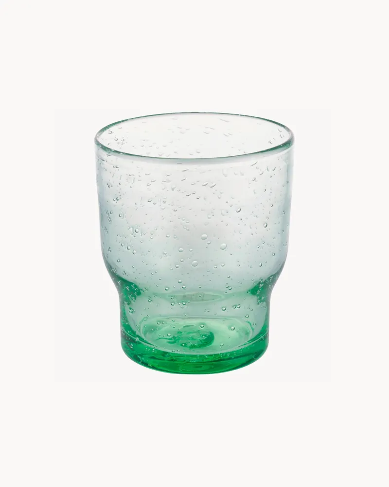 Bicchieri acqua pasta di vetro Unico, Greenery