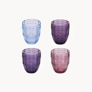 Bicchieri acqua vetro con decoro Syrah, Provence