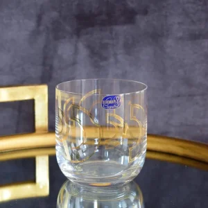 Bicchieri da acqua vetro cristallino Art Deco set da 12