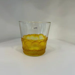 BICCHIERI CON DECORO GIALLO 6PZ