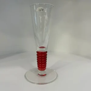 BICCHIERI LIQUORE ROSSO 6PZ