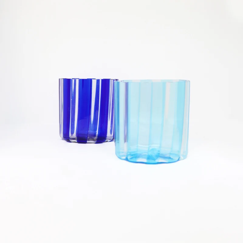 6 bicchieri Murano CASTELLO Net - Blu