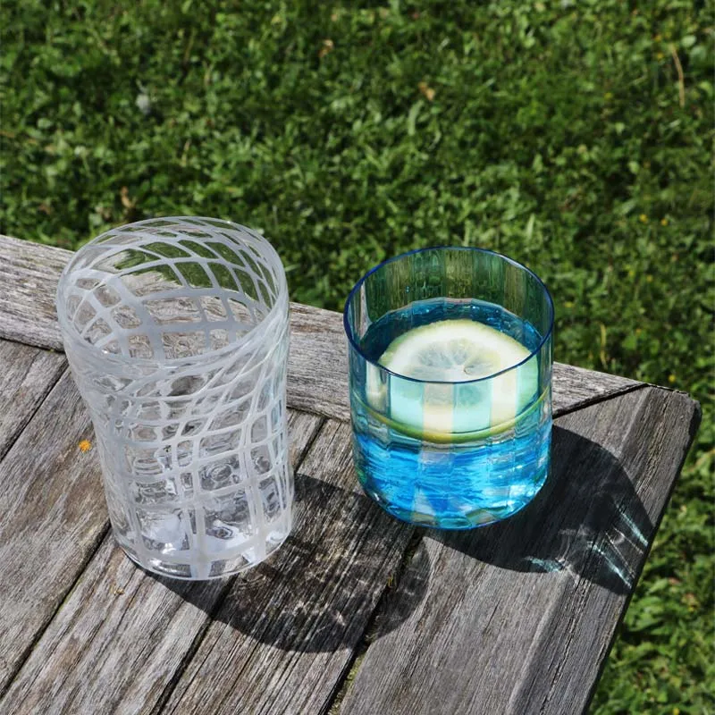 6 bicchieri Murano CASTELLO Net - Blu