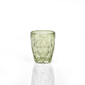 Bicchieri murano set 6 pezzi green