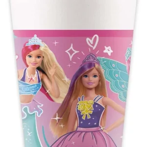bicchieri plastica Barbie 200ml 8pz