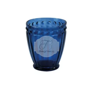 Bicchieri set 6 pezzi rilievo Preziosa Blu Oceano