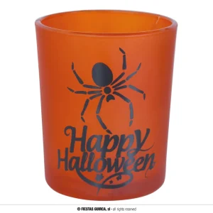 3 BICCHIERI VETRO DA SHOTTINO HAPPY HALLOWEEN