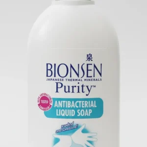 Bionsen Purity Sapone Liquido Antibatterico 300ml | Con Minerali Termali Giapponesi, Limone e Olio di Menta | Azione Igien...