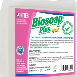 BIOSOAP PLUS - Detergente igienizzante per mani con antibatterico
