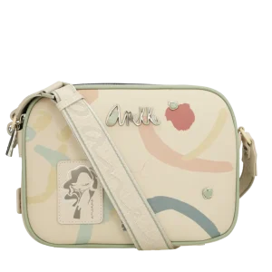Borsa tracolla Anekke con design artistico e dettagli decorativi